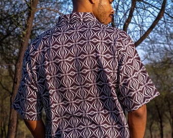 【ron.】Geometric Over Shirts ron.】Geometric Over Shirts Geometric Sweater Shirt