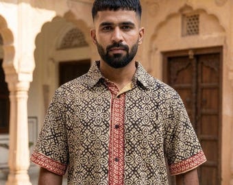 Boho Resort Wear Summer Shirt- Nayak Shirt