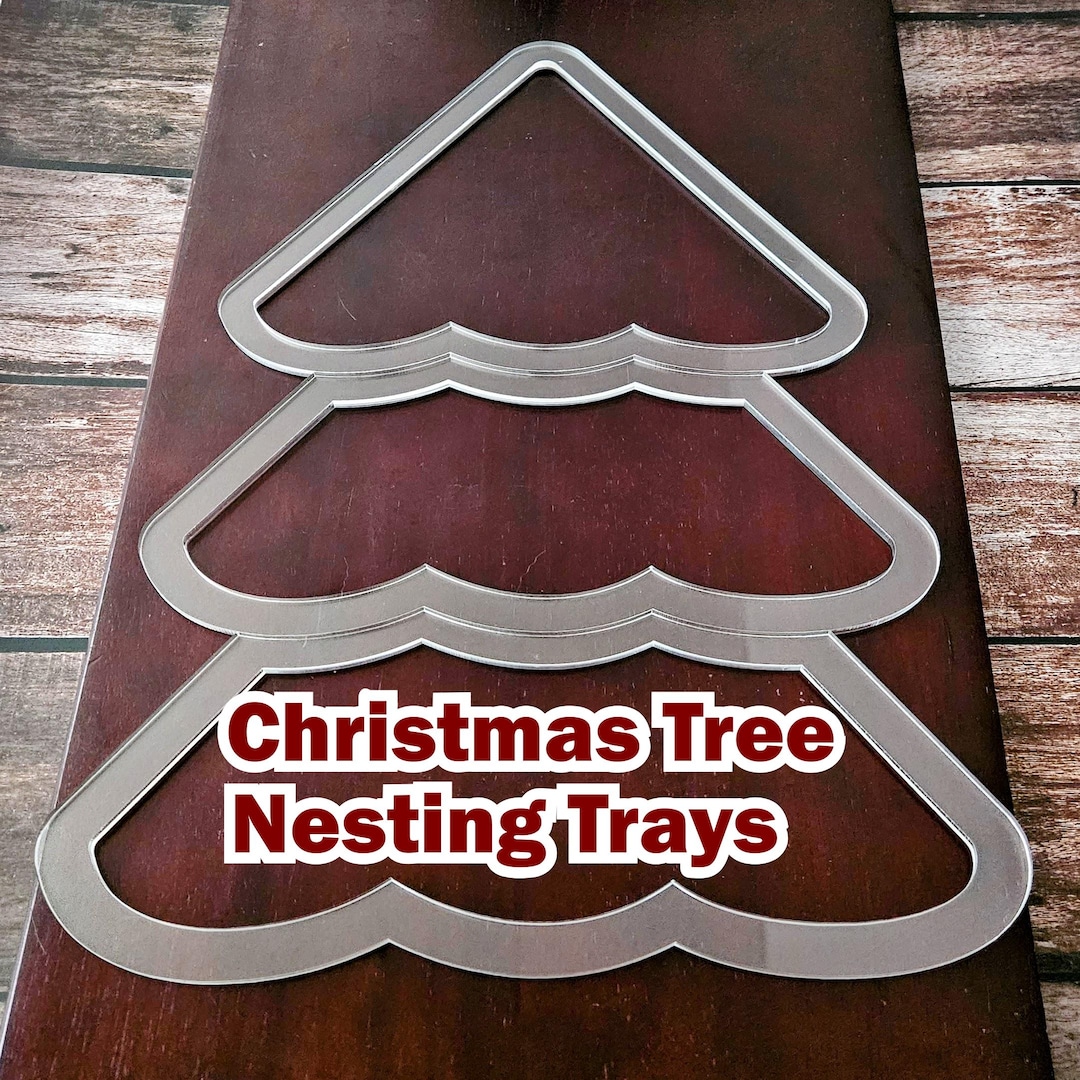 Stand Up Tree Router Template Christmas Tree Nesting Trays Router Template - Etsy