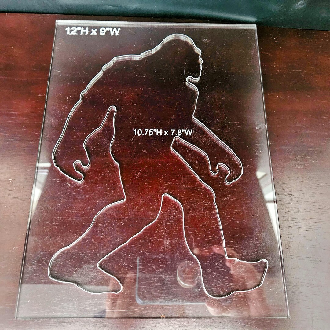 Bigfoot Sasquatch Router Template - Etsy