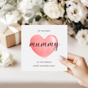 Alla migliore mamma del mondo, biglietto per la festa della mamma, regalo per la festa della mamma, biglietti per la festa della mamma, biglietto personalizzato per la festa della mamma