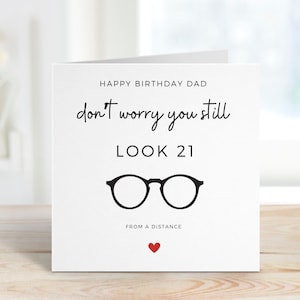 Tu as toujours l'air d'avoir 21 ans, carte d'anniversaire drôle, carte d'anniversaire toujours jeune, carte d'anniversaire blague, cadeau d'anniversaire drôle, carte d'anniversaire pour lui, elle