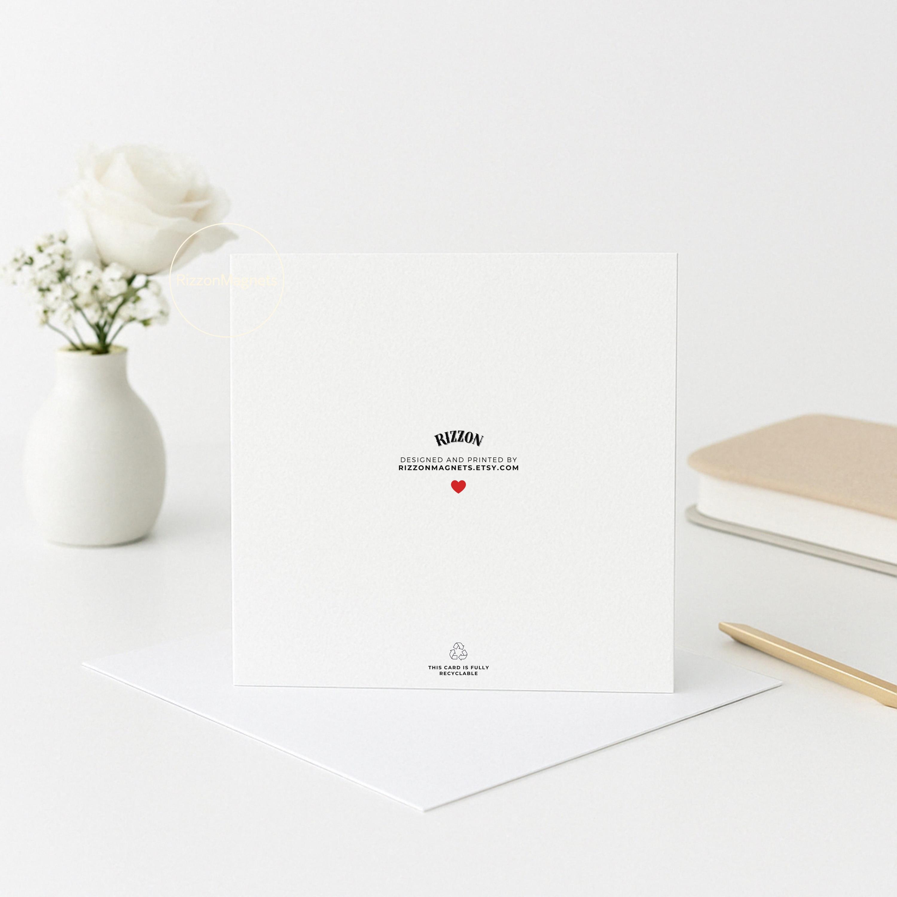 Carte De 1er Anniversaire De Mariage Pour Mari, épouse, Petit Ami, Petite Amie, 1er Anniversaire De