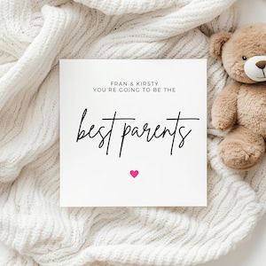 Schwangerschaftsgeschenk, Eltern werden Karte, Schwangerschaftskarte, Herzlichen Glückwunsch Schwangerschaft, Mama und Papa zu sein, Erwartete Eltern Geschenk, Babyparty