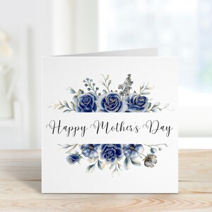 Fröhliche Blumen Muttertagskarte, Karte für Mama, Tante Muttertag, Oma Muttertag, Kollegin Muttertag