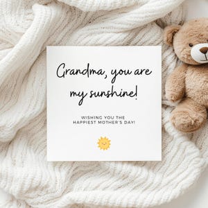 Carte de fête des mères grand-mère, cadeaux, cartes de fête des mères pour grand-mère, bonne fête des mères grand-mère, première fête des mères comme ma grand-mère, pour grand-mère