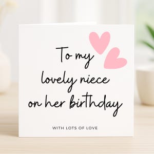 Tarjeta de cumpleaños para mi querida sobrina, tarjeta de cumpleaños para mi querida sobrina, tarjeta de cumpleaños para mi sobrina, tarjetas de cumpleaños para mi sobrina, regalo de cumpleaños para mi sobrina