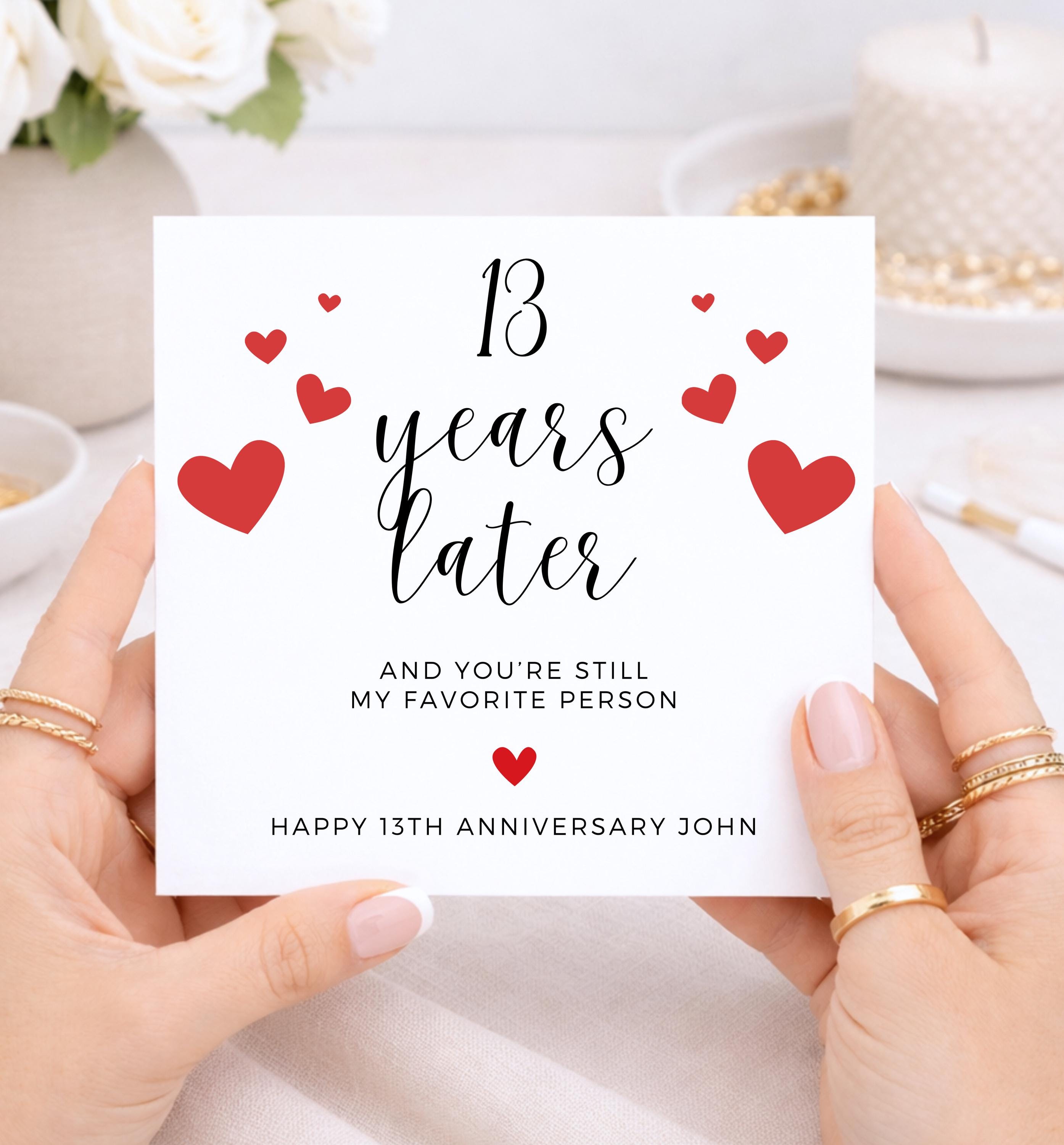 送料込み‼️MAHARAJA Anniversary DVD 13th 13th Anniversary, 13 Years Later, Personalized Anniversary Card - Etsy