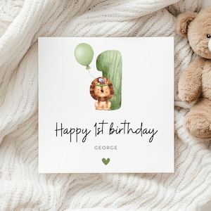 1e verjaardagskaart jongen, eerste verjaardagskaart voor jongen, gepersonaliseerde 1e verjaardagskaart, 1e verjaardagskaart jongen, cadeau 1e verjaardag jongen, babyjongen