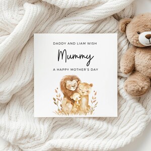 Moederdagkaart voor mama, Moederdagcadeau voor mama, mama Moederdagkaarten, gepersonaliseerde gelukkige Moederdagkaart, van papa en baby