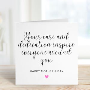 You Inspire Everyone, biglietto per la festa della mamma, biglietti per la festa della mamma per la mamma, buona festa della mamma, biglietto con poesia per la festa della mamma, per la mamma, per la nonna