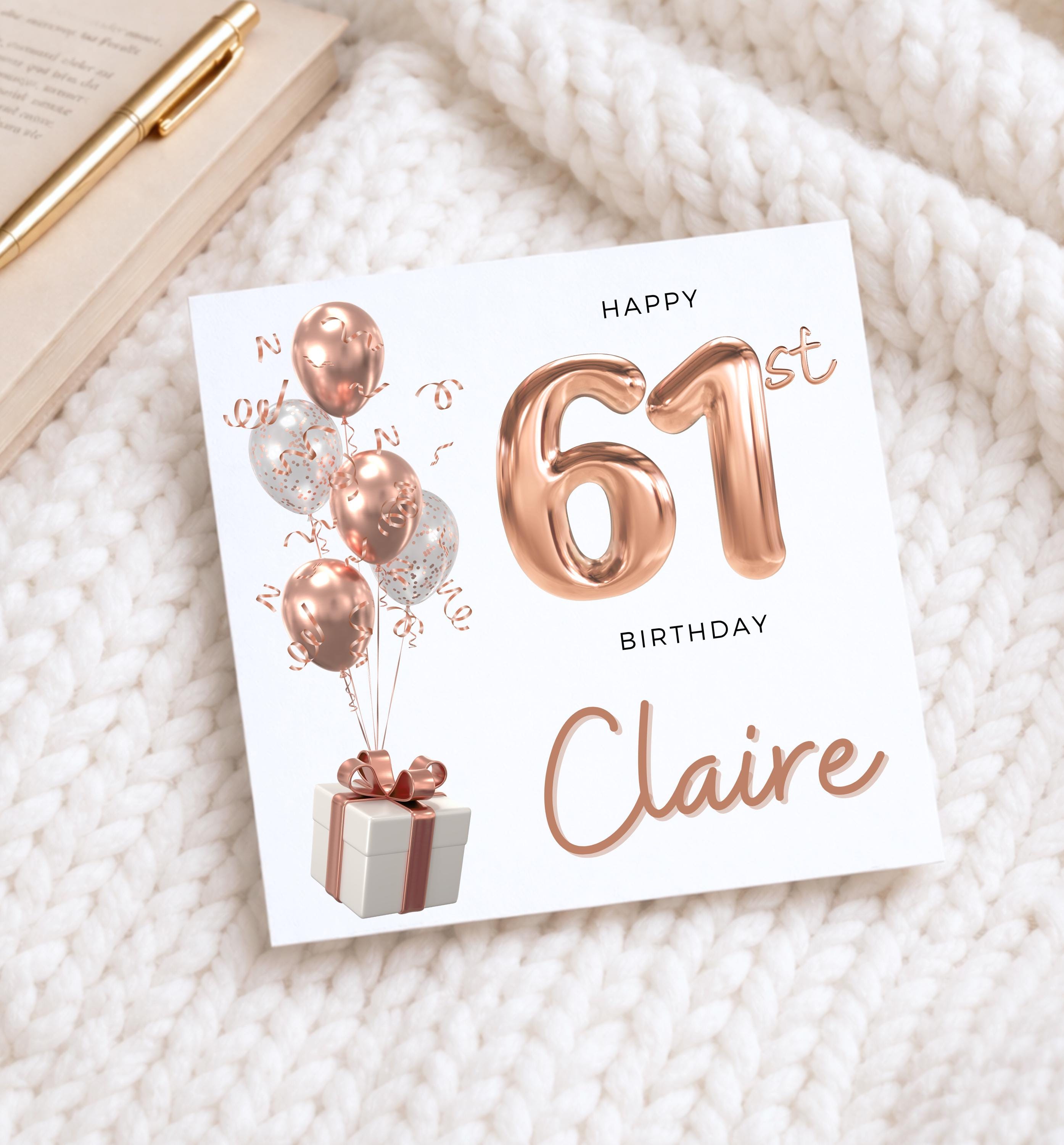 61st happy birthday - Etsy 日本