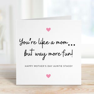 Tarjeta del día de la madre para la tía, regalos, tarjetas del día de la madre para la tía, feliz día de la madre tía, tía especial, para la tía, día de la madre tía