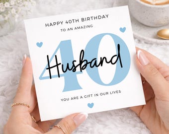 Divertente biglietto di auguri per il 40° compleanno di un