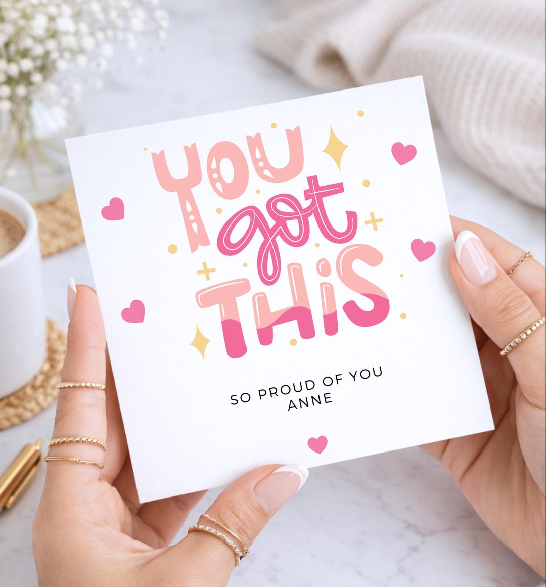 You Got This Card, Encouragement Card for Friend, Motivational Card for ...