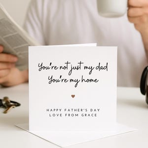Você não é apenas meu pai, você é meu lar, cartão de dia dos pais, cartão para o pai, presente de dia dos pais, presente para o papai, cartão para o dia dos pais