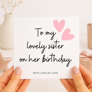 À ma belle soeur carte d'anniversaire, carte d'anniversaire pour belle soeur, carte d'anniversaire soeur, cartes d'anniversaire pour elle, carte soeur, cadeau soeur