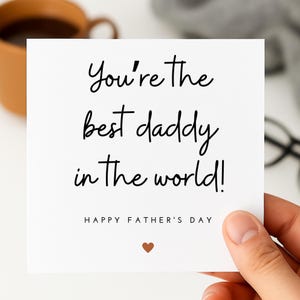 Du bist der beste Papa der Welt, Vatertagskarte, Karte für Papa, Vatertagsgeschenk, Geschenk für Papa, Karte zum Vatertag, Vatertag