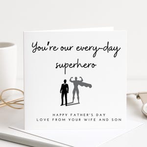 Você é o nosso super-herói do dia a dia, cartão de dia dos pais, cartão para o pai, presente de dia dos pais, presente para o papai, cartão para o dia dos pais, poema para o papai