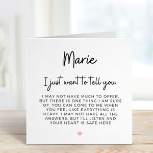 Jemand spezielle Karte, Karte für Freund, Mutter, Freund, Freundin, Vater, Tante, Nichte, Motivationskarte, spezielle Personenkarte, kundenspezifische Karte