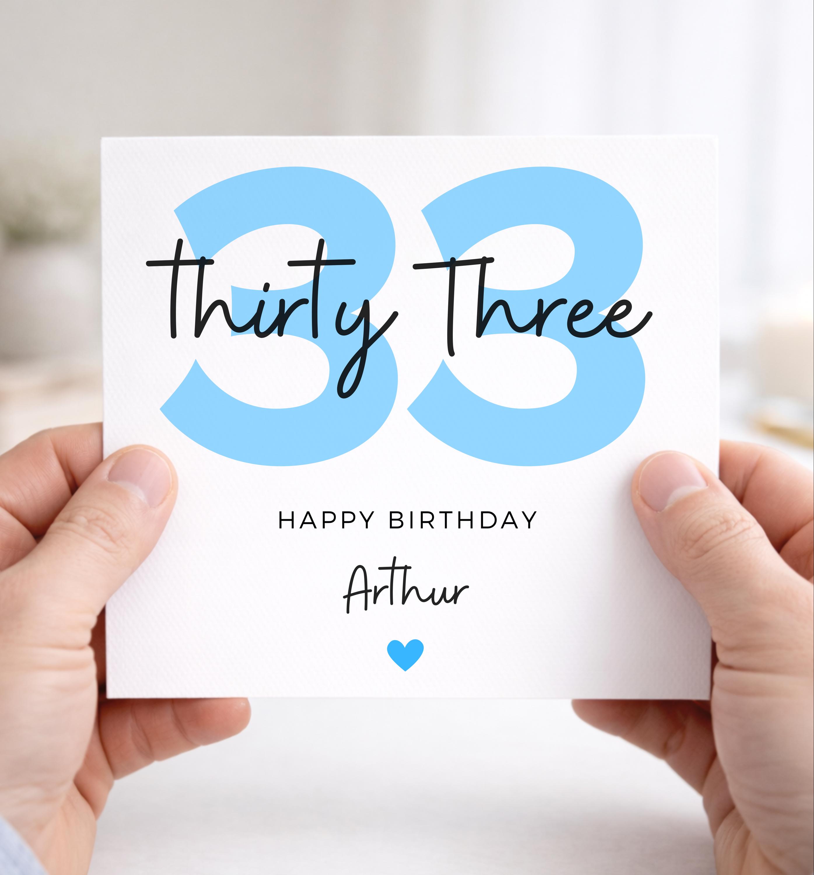 お誕生日おめでとう Happy 33rd birthday - Etsy 日本