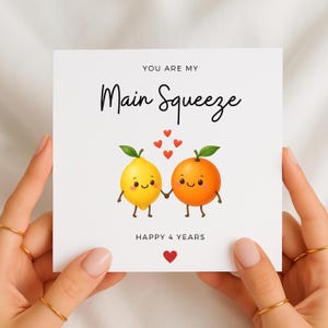 Sei la mia passione, biglietto d'auguri per il 4° anniversario di matrimonio, biglietto d'auguri personalizzato per l'anniversario della moglie, regalo per il 4° anniversario, anniversario di pelletteria