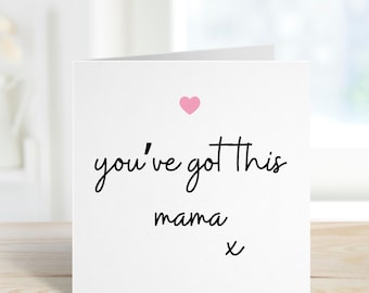 Carte de grossesse avec une amie, carte de nouvelle maman, vous avez cette maman, cadeau de baby shower, carte de félicitations de grossesse, carte de positivité pour la nouvelle maman