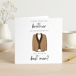 Vuoi essere il mio testimone? Biglietto di proposta di matrimonio da parte della sposa, Biglietto di auguri per il fratello, per un amico, per un ragazzo, Biglietto per essere il mio testimone.