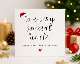 UK Greetings Biglietto Di Natale Per Zia E Zio Con Gufi Festivi - Design Con Cuore E Dettagli In Lamina D'Oro, Busta Inclusa, 15,9x18,4 Cm - 4