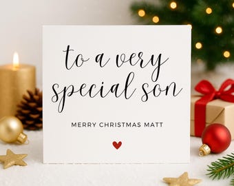 Carte De Voeux Noël "Maman De Fils" / Petit Soldat - Neuf Sous Blister