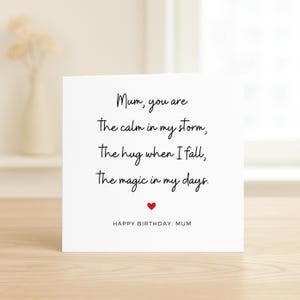 Geweldige moeder verjaardagskaart, moeder kaart, gedicht moeder verjaardagskaart, cadeau voor moeder, gelukkige verjaardag moeder, gedicht voor moeder, moeder die je bent