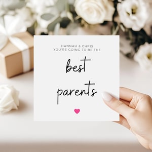 Schwangerschaftsgeschenk, Eltern werden Karte, Schwangerschaftskarte, Herzlichen Glückwunsch Schwangerschaft, Mama und Papa zu sein, Erwartete Eltern Geschenk, Babyparty