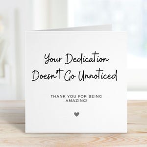 Carte de remerciement pour employé, Carte de remerciement d'entreprise, Reconnaissance du personnel, Carte de remerciement au travail, Merci d'entreprise, Carte de remerciement pour employé