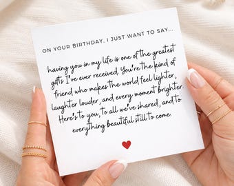 You Make the World Better, Birthday Card For Special Friend, Friend Birthday Gift, Birthday Cards For Friend, Lovely Friend, Friend Birthday
