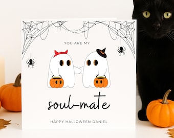 Lustige Jubiläums-/Valentinskarte „I Love You“ – Auch Für Halloween, Geburtstag | Niedlich, Romantisch, Personalisierbar