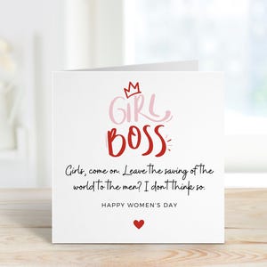 Alles Gute zum Frauentag, Frauentagskarte, Superfrauen, Internationaler Frauentag, Mädchen-Boss, Supermutter, Kolleginnen, Frauentagsgeschenk
