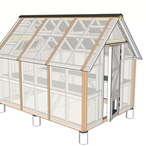 8X12 Greenhouse Plans DIY 3D Model PDF - Etsy