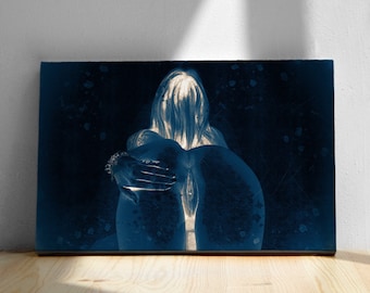 Ragazza nuda artistica, Poster, Tela, Stampa sexy, Stampe nude, Arte murale del corpo femminile, Decorazioni per la casa, Camera da letto, Arte del soggiorno