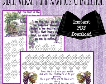 Bible Verse Mini Savings Challenge | Printable Tracker (Digital Download)