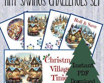 Christmas Savings Challenge | Tiny Tuesdays Cash Cards (PDF)