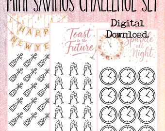 Printable A6 Savings Challenge|New Year Savings|2026 Savings Challenge|Cash Savings|Low-Income Savings Challenge|Mini Monday|Savings Tracker