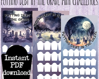 Desafio de Quitação de Dívidas: Mini Rastreador de Poupança A6 da Segunda-feira (Modelo em PDF)