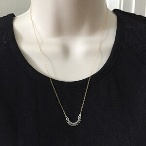 14K Gold-filled Necklaces Collar Charm for Women Gold Layered Minimalist Dainty Necklace Necklace Gift for Her A