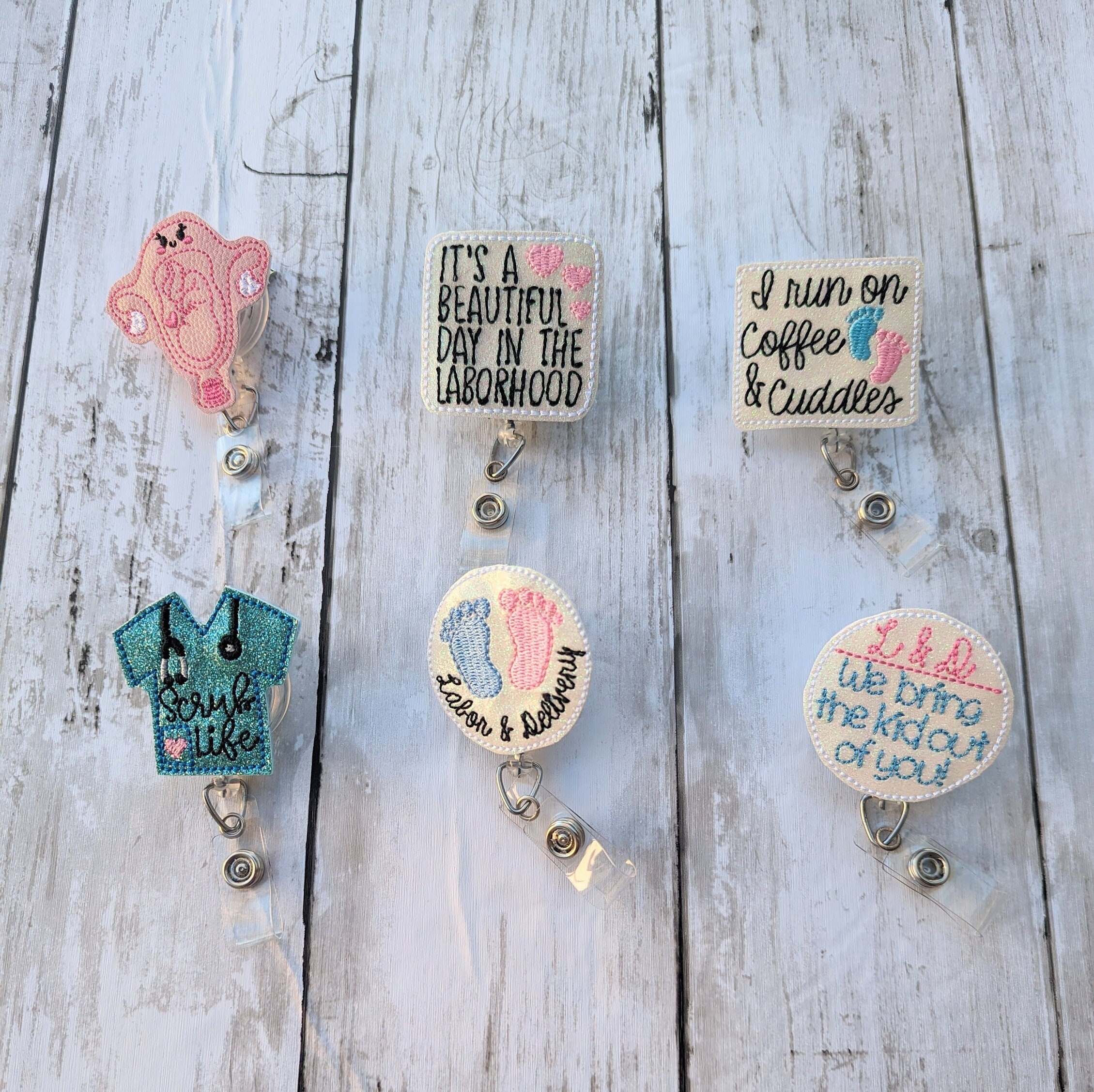 ANDGING Labor and Delivery Nurse Badge Reel Holder Nicu L&D OBGYN Badge  Reels Retractable for Nurses Ask ME About Our Burritos Badge Clip RN LVN  CNA Nursing Student Gift ID Card Badge