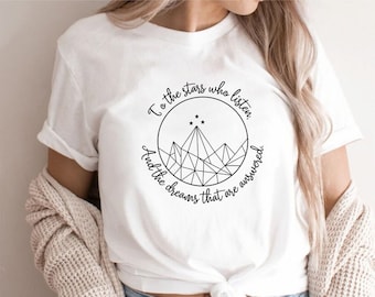 Acotar Velaris T-Shirt: Night Court Symbol, Sarah J Maas Gift