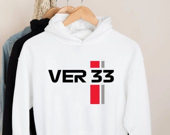 Verstappen 33 Hoodie: F1 Red Bull Racing Motorsport Shirt