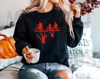 Stranger Things Upside Down Sweatshirt: TV Series Fan Gift