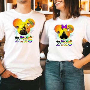 Not so scary tshirts, Halloween shirts, Halloween 2025, Disney Halloween, Mickey Halloween, Halloween Graphics, Minnie shirts, Disney trip 2025, Disney2025