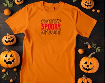 Only Spooky Vibes – Ghost Halloween Tee | Classic Scary Season Shirt – TH9