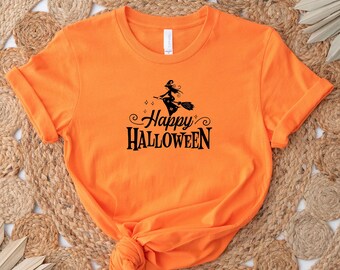 Spooky Season Vibes Halloween T-Shirt – Witchy Women’s Celebration Tee | TH 8